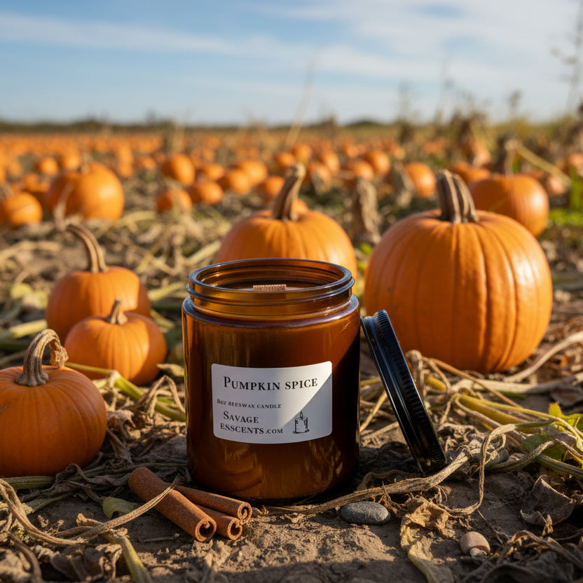 Pumpkin Spice Beeswax Candle