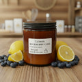Lemon Blueberry Cake Beeswax Candle